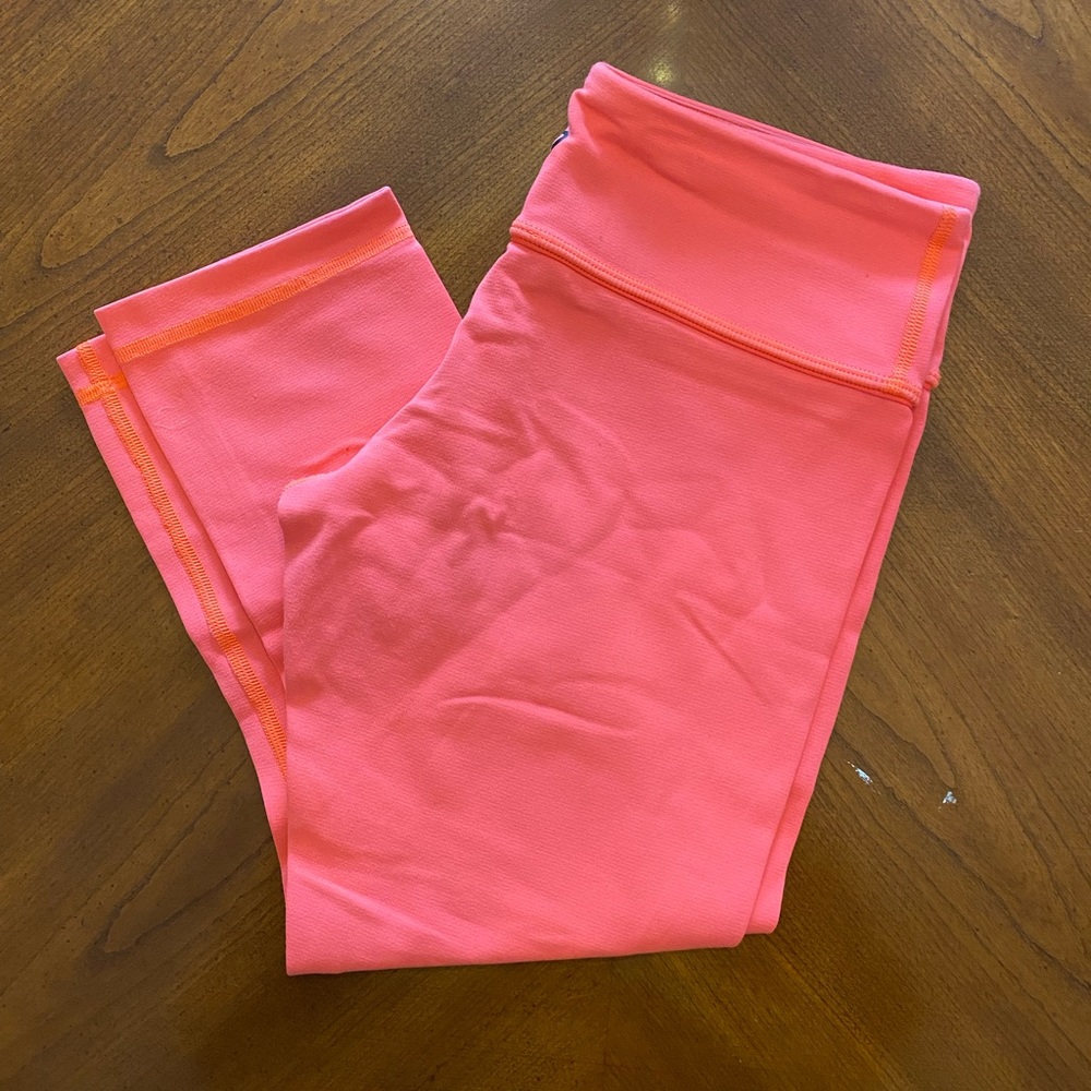 Lulu lemon crop legging- orange